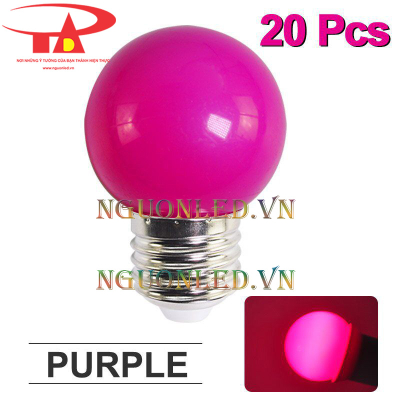 Bóng led chanh 3w tím