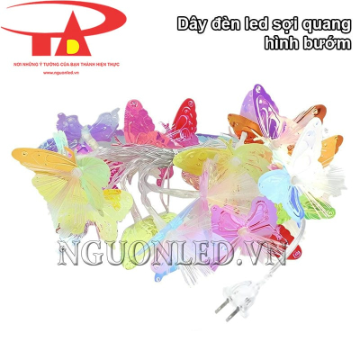 Dây đèn led sợi quang hình bướm