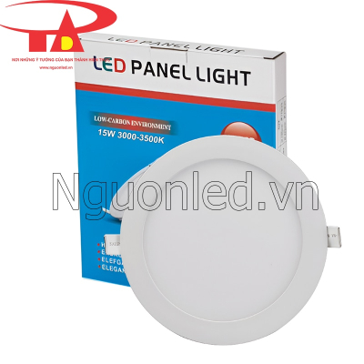 Đèn led âm trần 15W tròn màu vàng