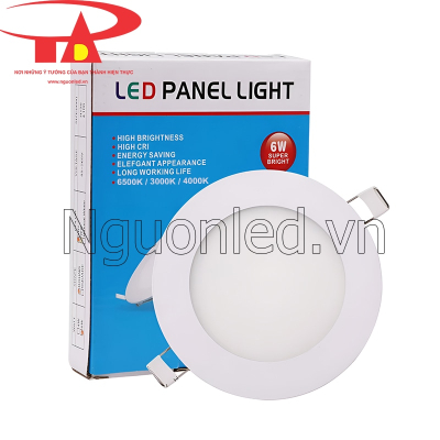 Đèn led âm trần tròn 3 màu 6w