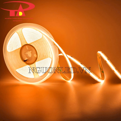 Đèn led dây COB 12V màu cam