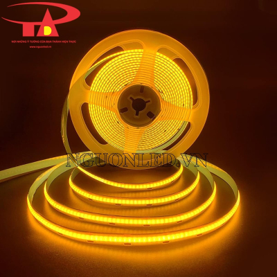Đèn led dây COB 12V màu vàng đậm