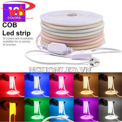 Đèn led dây COB 220V RGB