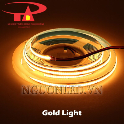 Đèn led dây COB 5V màu vàng đậm