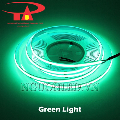 Đèn led dây COB 5V màu xanh lá