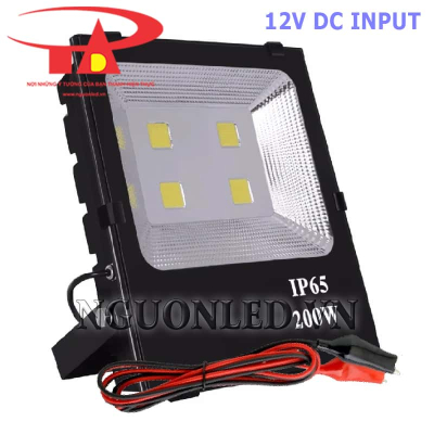 Đèn pha led 12V 200W chóa kim cương
