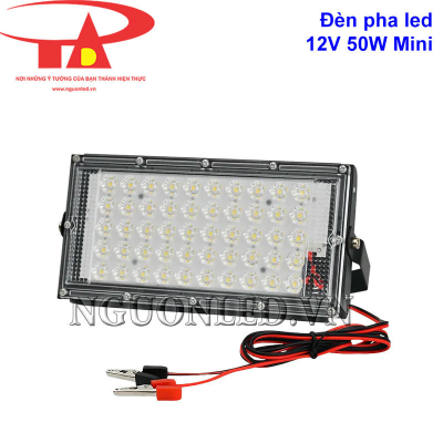 Đèn pha led 12V 50W mini