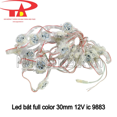 Led bát full color 30mm ic 9883
